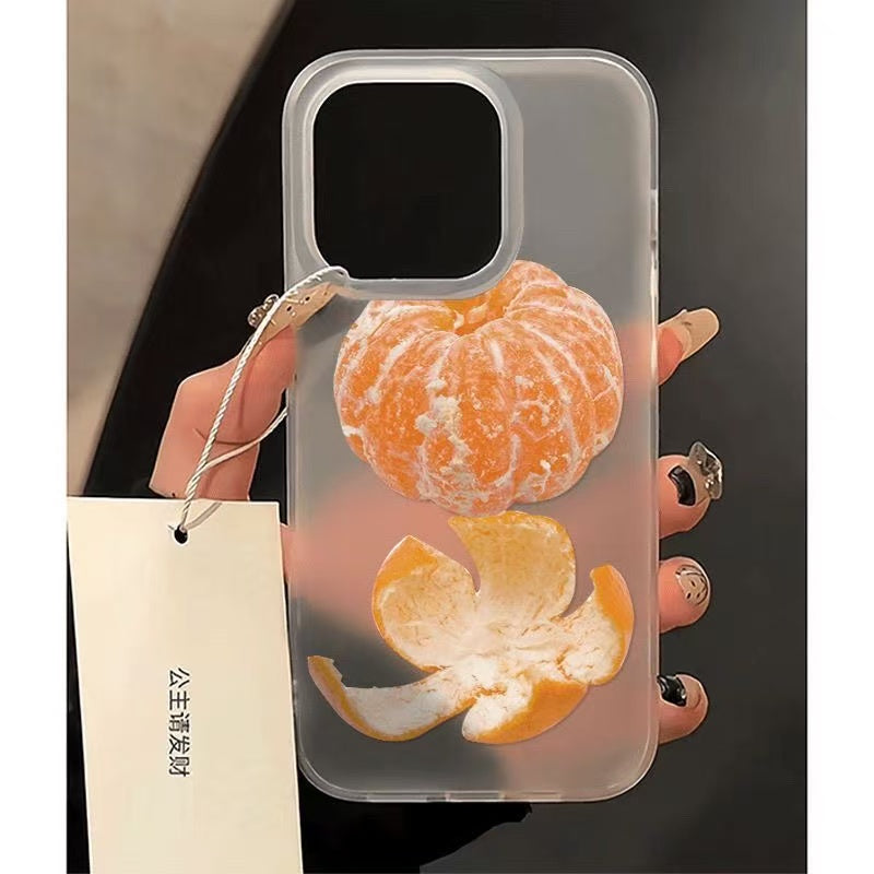 Peeled Orange iPhone Case