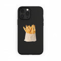French Fries iPhone Case - product shot with tag