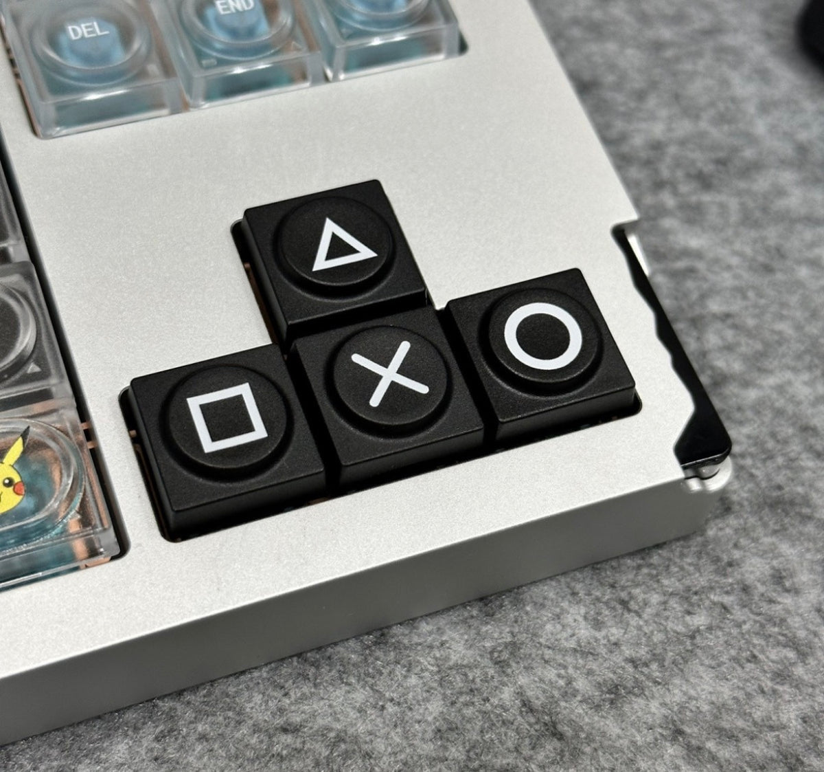 PSP style keycaps △○×□ close-up